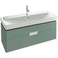 Тумба под раковину подвесная Jacob Delafon Reve 117 см оливковый блестящий