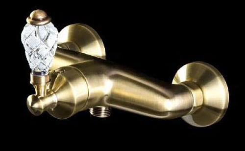 Смеситель для душа Boheme Vogue Crystal бронза - фото 2