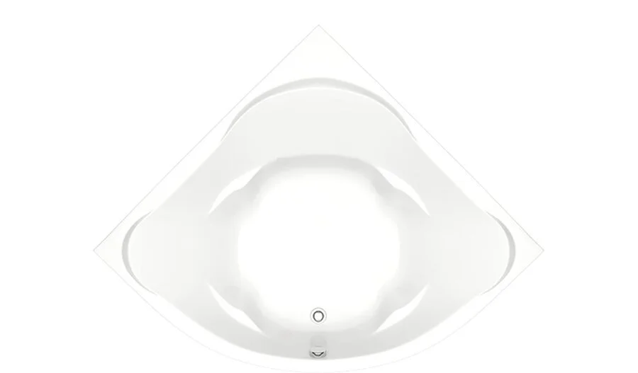 Ванна акриловая Bas Ривьера В 00029, 161 х 161 см, белый (детальная фотография)