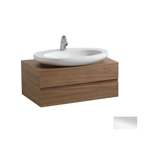 Тумба под раковину подвесная Laufen Ilbagnoalessi One 80 см белый глянец - фото 1