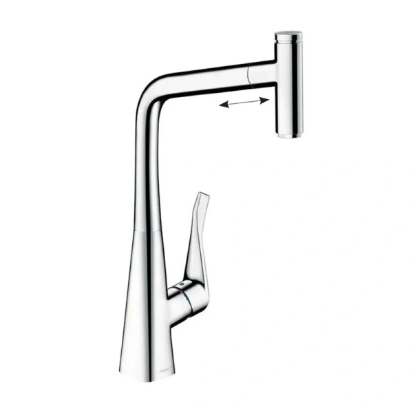 Смеситель для кухни Hansgrohe Metris Select 14884 однорычажный (детальная фотография)