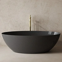 Ванна карбоновая Abber Karbon 180x85 см черная