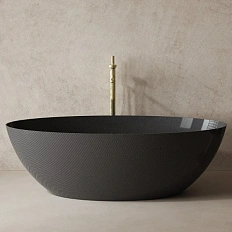 Ванна карбоновая Abber Karbon 180x85 см черная