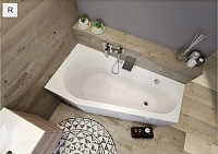 Акриловая ванна Riho Delta Plug & Play B066007005/B067007005, 150 x 80 см, левая/правая, цвет белый
