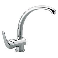 Смеситель для кухни белый-хром черный-хром Emmevi Ambra