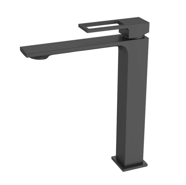 Смеситель для раковины BelBagno Luce без донного клапана черный матовый LUC-LMC-NERO-W0 (детальная фотография)