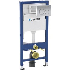 Инсталляция для унитаза Geberit Duofix с клавишей хром