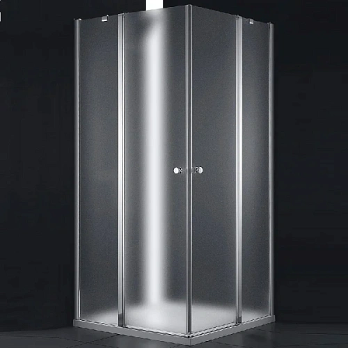 Душевой уголок Cezares Elena 100x90 см левосторонний стекло рифленое - фото 2