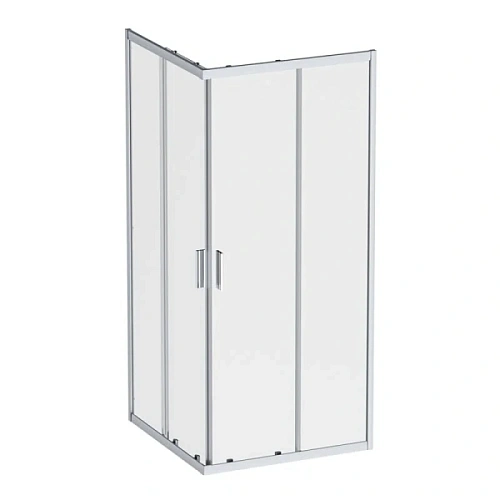 Душевой уголок Am.Pm Gem 90x90 см профиль хром матовый - фото 1