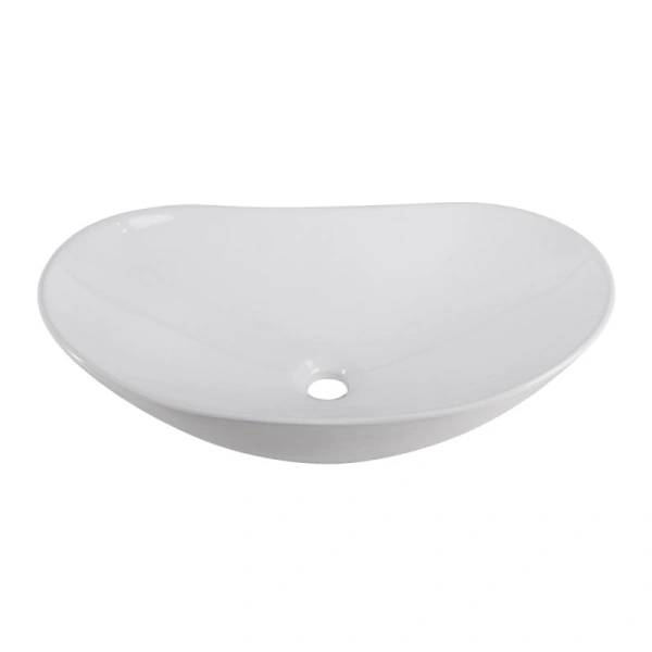 Раковина BelBagno 60 см белая BB1404 (детальная фотография), накладные (на столешницу), пристенные