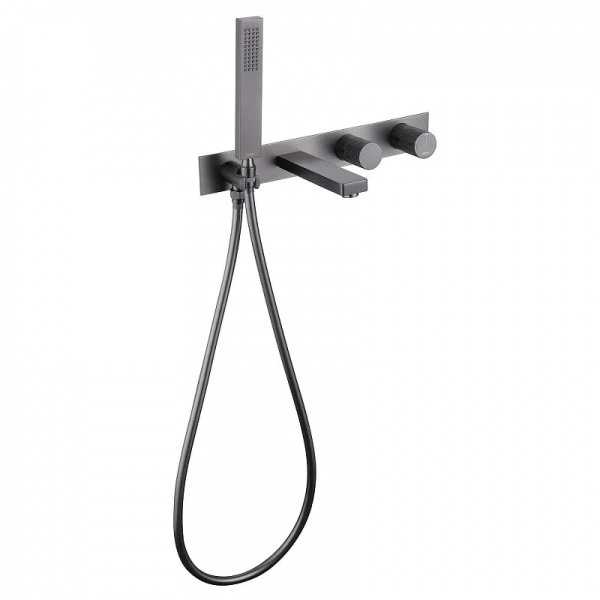 Смеситель для ванны Abber Rund никель AF8730NG (детальная фотография), современные, hi-tech