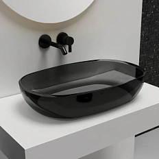 Раковина Abber Kristall 60 см черная