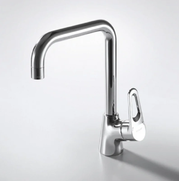 Смеситель для кухни Bravat Eco-D F793158C-1 (детальная фотография), современные, hi-tech