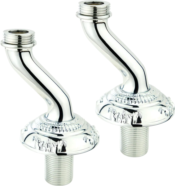 Полуколонны на борт ванны Migliore Cristalia Crystal хром 18572 (детальная фотография)