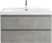 Тумба под раковину подвесная Cezares Molveno 80 см бетон