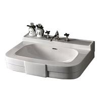 Раковина 71х55 см, смеситель на 1 отверстие, цвет чёрный, Devon&Devon Bogart