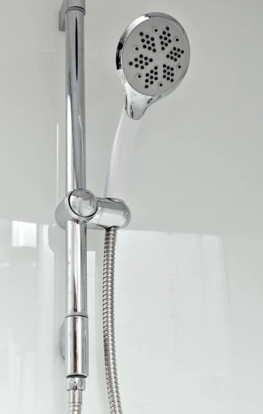 Душевая кабина Deto EM 120x80 см с сиденьем EM4512REL (детальная фотография), с раздвижными дверьми