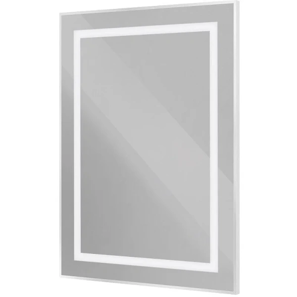 Зеркало с подсветкой BelBagno Kraft 50 см сатин SPC-KRAFT-500-800-SENS-AL (детальная фотография), с подсветкой