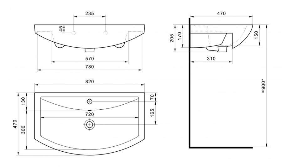 Схема (детальная фотография), 80 см