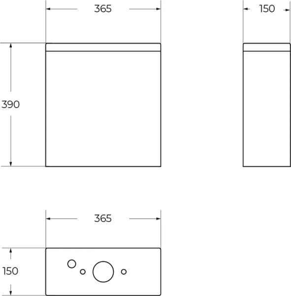 Бачок для напольного унитаза BelBagno AURORA ​14.5х36.5х39 см BB8604T (детальная фотография), нет в наличии index_3