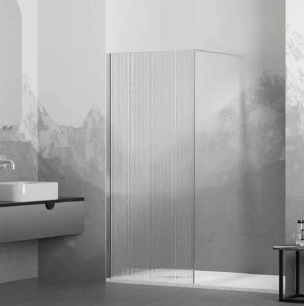 Душевая перегородка RGW Walk In WA-08 60 см профиль хром 06100806-151 (детальная фотография), хром