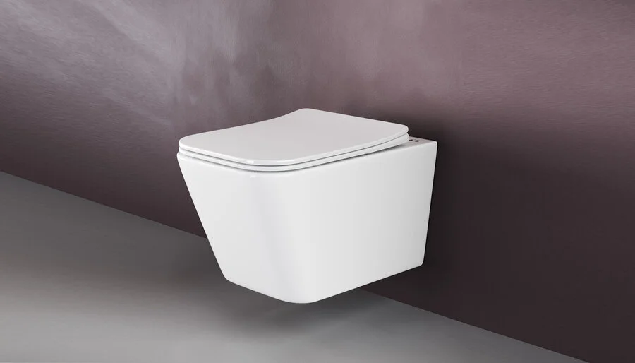 Унитаз подвесной Ceramica Nova Metric безободковый CN3007 (детальная фотография), современные, hi-tech