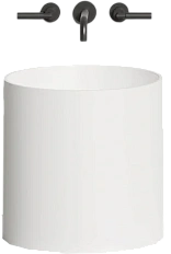 Раковина Salini Armonia 04 46 см белый глянцевый