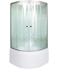 Душевая кабина Deto L 90x90 см без крыши
