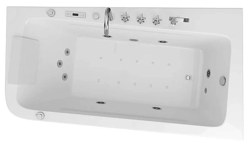 Ванна акриловая Grossman 170x95 см правая - фото 2