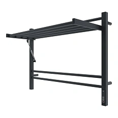 Полотенцесушитель электрический Terminus Горизонт П8 800х600 черный муар