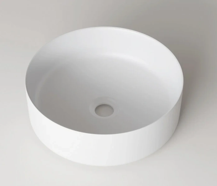 Раковина IDDIS Ray 36 см белая матовая RAYWM03i27 (детальная фотография), из санфарфора