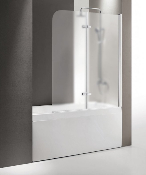 Шторка для ванны Cezares Eco 120х140 см правая стекло рифленое ECO-O-V-21-120/140-P-Cr-R (детальная фотография)