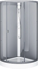 Душевая кабина Am.Pm X-Joy 90х90 см профиль графит