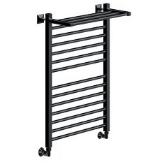 Полотенцесушитель водяной Ника Modern 80x50 см черный матовый