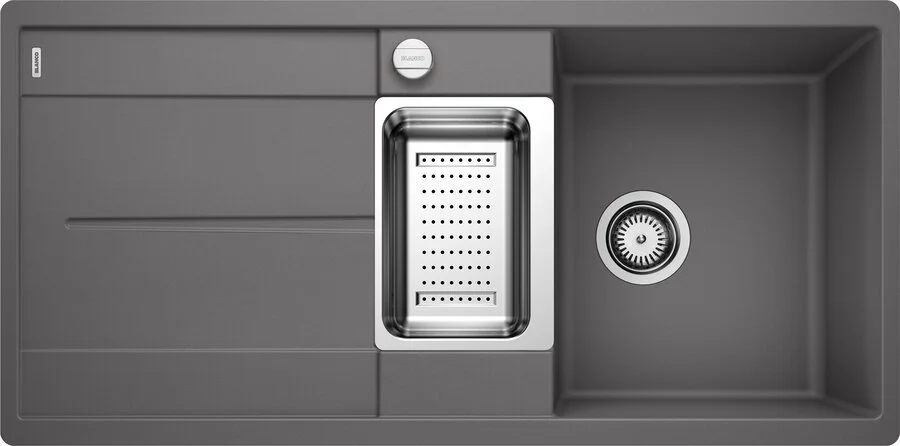 Мойка для кухни, цвет темная скала, Blanco Metra 6 S-F 519118 (детальная фотография)