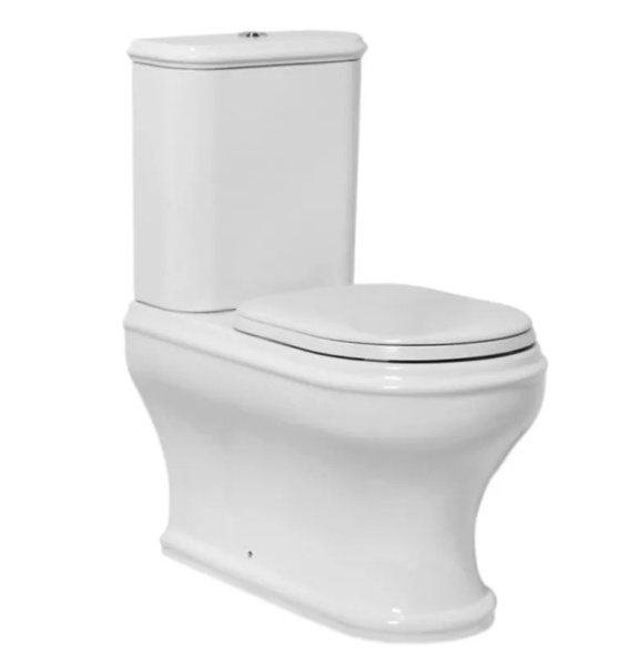 Унитаз-компакт Azzurra Charme белый (детальная фотография)