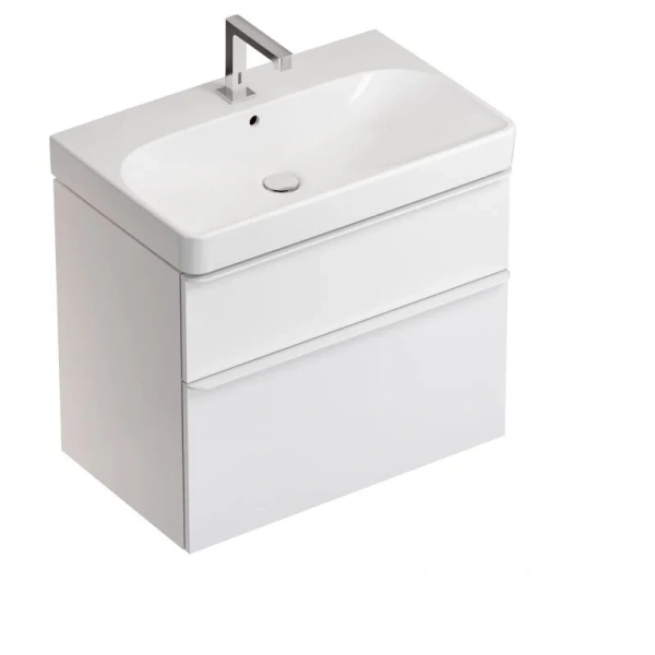 Раковина Geberit Smyle Square 75 см с отверстием для смесителя 500.249.01.1 (детальная фотография), нет в наличии