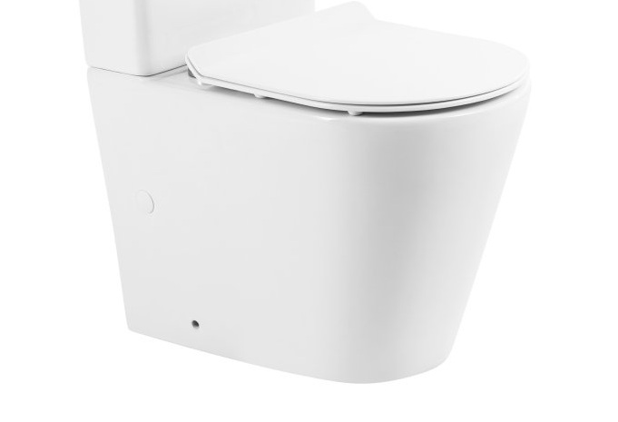 Чаша для унитаза-компакта BelBagno Flay-R безободковая BB2149CPR (детальная фотография)