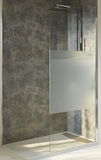 Душевая перегородка Jacob Delafon Contra 100 см профиль хром стекло матовое