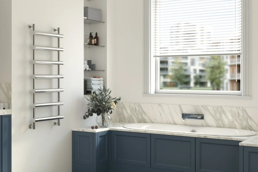 Полотенцесушитель водяной Сунержа Атлант 50х120 см без покрытия 00-0226-1250 (детальная фотография), современные, hi-tech