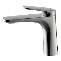 Смеситель для раковины Black&White Universe оружейная сталь