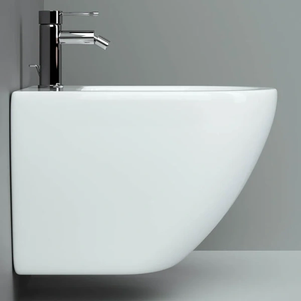 Биде подвесное Ceramica Nova Metropol CN4003 овальное (детальная фотография), круглой формы