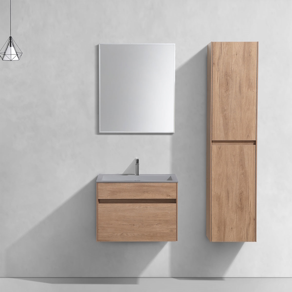 Тумба под раковину подвесная Vincea Chiara 59,2 см N.Oak VMC-2C600NO (детальная фотография), 60 см