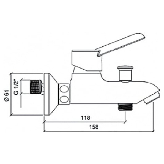Схема (детальная фотография), для ванны