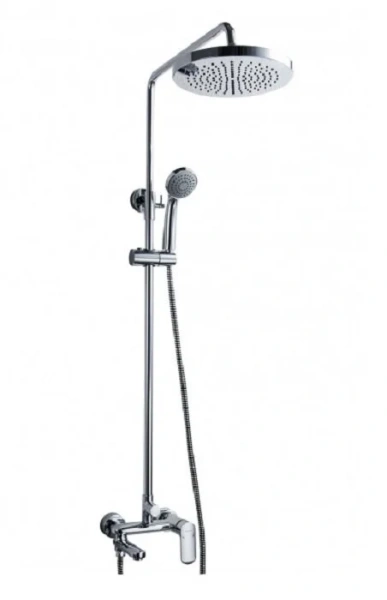 Душевая стойка Bravat OPAL F6125183CP-A5-RUS (детальная фотография), хром