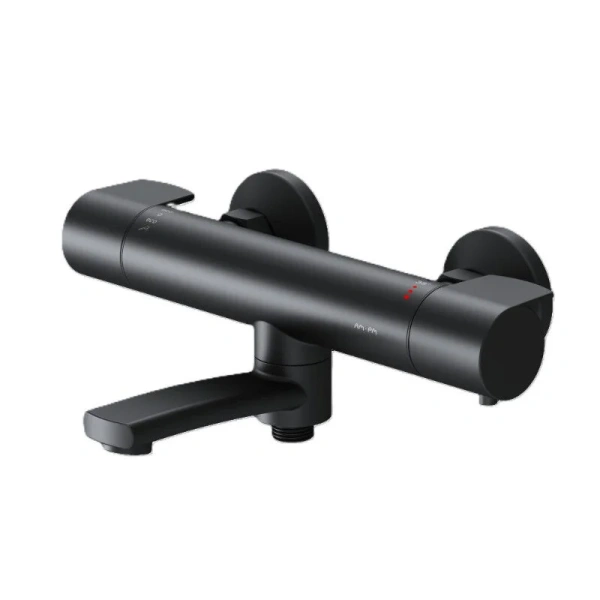 Смеситель для ванны Am.Pm X-Joy черный матовый F85A50022 (детальная фотография)