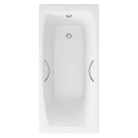 Ванна чугунная Delice Repos 150x70 с ручками