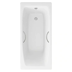 Ванна чугунная Delice Repos 150x70 с ручками