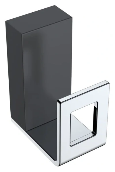 Крючок для ванной Boheme Q Chrome Black 10946-CR-B (детальная фотография)