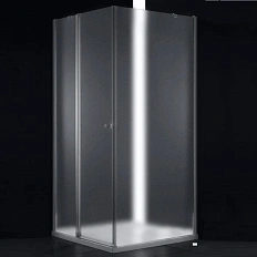 Душевой уголок Cezares Elena 90x90 см стекло рифленое левосторонний